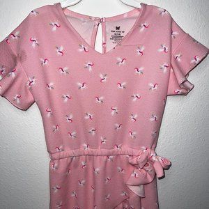 One step up girls romper with unicorn print size 7/8